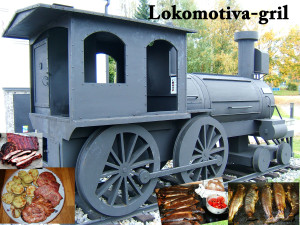 Grilovací lokomotiva
